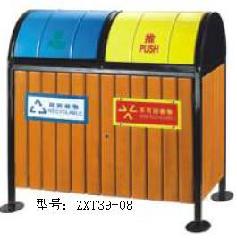 深圳市户外钢木垃圾桶结构厂家