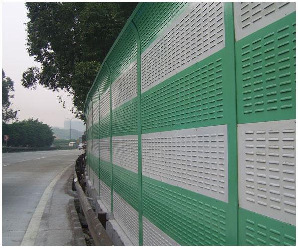 重庆高速公路声屏障生产厂家金属公路声屏障一平米价格