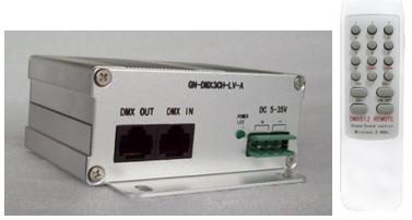 供应3路DMX低压恒流解码器拨码开关 LED驱动 可配遥控器