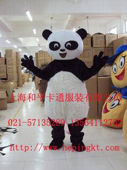 供应卡通气模服装 充气气模服饰 小熊猫