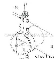 西宁华东电力标准SD1水平管道单拉杆长管夹组件源衡大量供应