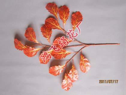 供应仿真红色凤尾叶枝,仿真凤尾树枝,仿真红色树枝,仿真叶子,仿真植物