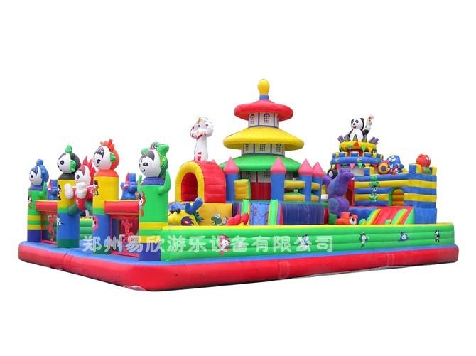 郑州市快乐鳄鱼儿童城堡大型充气玩具厂家供应快乐鳄鱼儿童城堡大型充气玩具蹦床大型充气蹦蹦床
