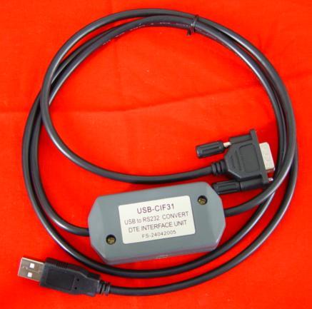 欧姆龙PLC编程电缆USB-CIF31批发