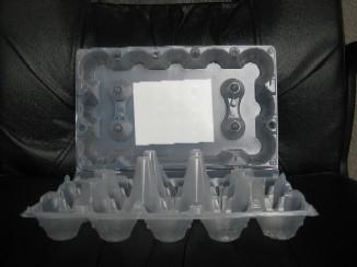 供应一次性PVC吸塑鸡蛋透明包装盒