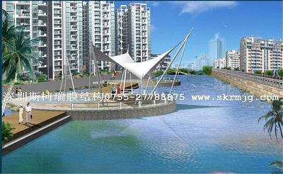 广州游泳池顶棚膜结构专业设计批发