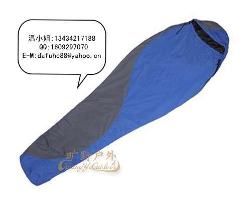 供应广东睡袋生产出口睡袋露营睡袋中空棉睡袋出口厂