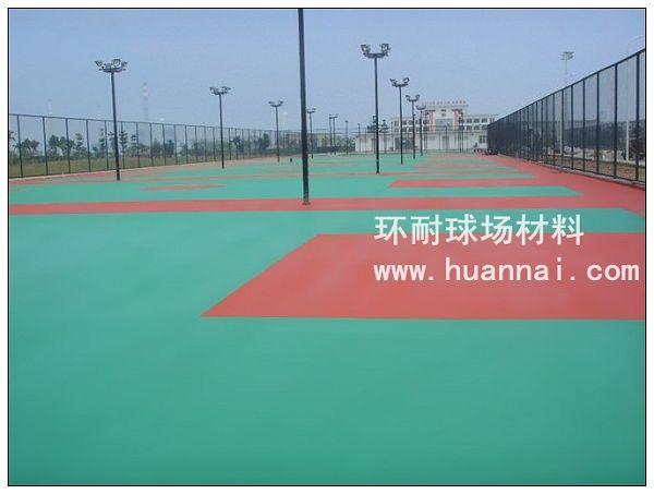 供应山东硅PU球场材料,篮球场材料价格,网球场材料,地坪材料