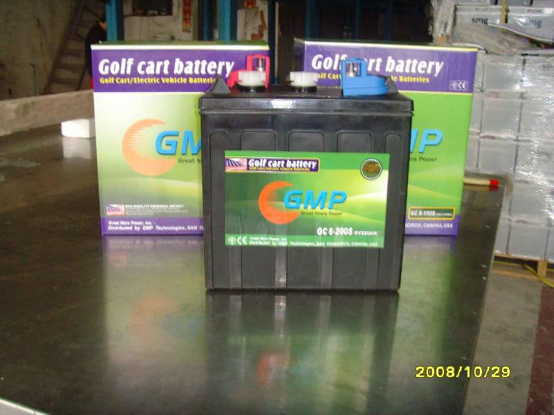供应高尔夫球车蓄电池，电瓶车电池，观光车电池，6V200AH电池
