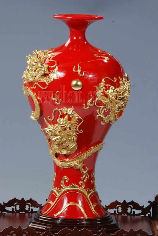 供应中国红瓷器漆线雕生产厂家电话图片