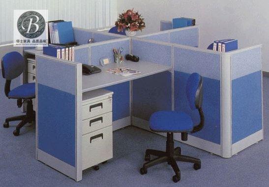 板式办公家具之屏风办公桌4043批发