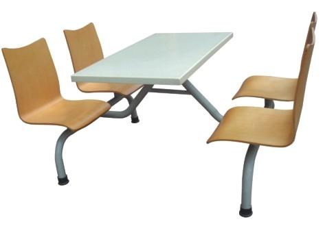 供应快餐桌椅，曲木餐桌椅，连体快餐桌椅，连体餐桌椅图片A23