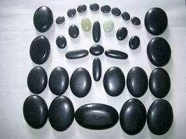 供应亚健康能量石供应，美体护肤能量石，火山能量石,黑色按摩石