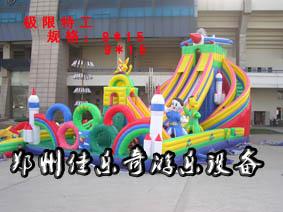 供应郑州佳乐奇安徽充气蹦床大型1小型充气玩具报价低质量好儿童气包