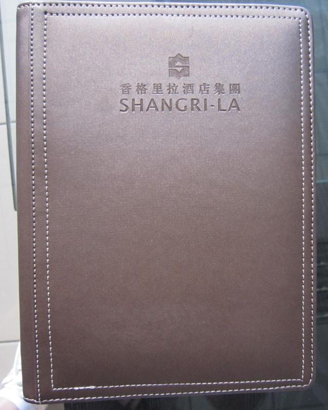 供应高档星级酒店用品皮制笔记本 磨砂材质笔记本 可来样订制生产