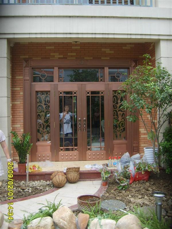 郑州市铜门定做 厂家直销 庭院铜大门 入户铜门 玻璃铜门