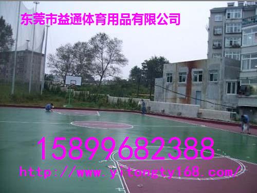 塑胶篮球场效果图，四川篮球场施工/15899682388