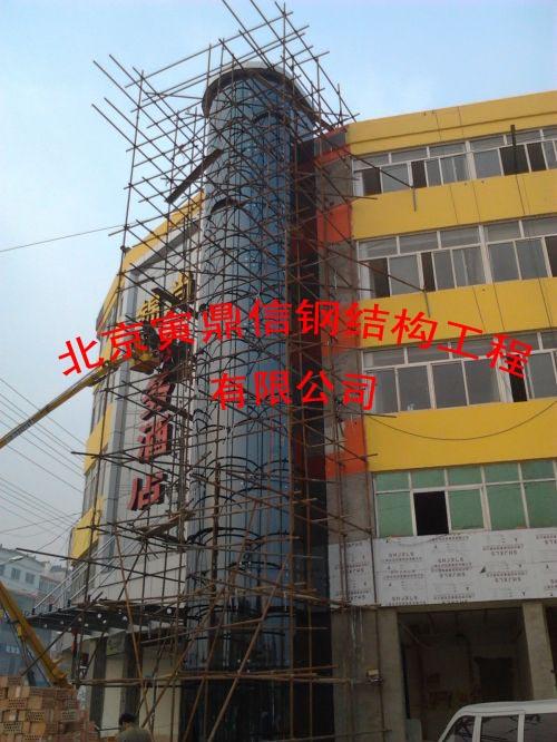 北京观光电梯钢结构井道效果图批发