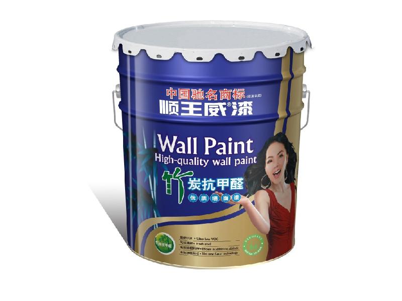 顺王威系列竹炭抗甲醛优质墙面漆批发