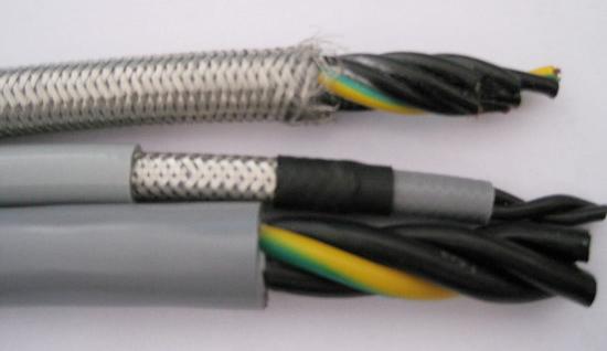 厂家供应双护套聚氨酯拖链电缆-拖链电缆-PUR聚氨酯拖链电缆