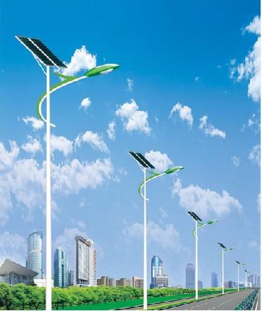 生产厂家供应陕西太阳能道路灯及路灯灯杆