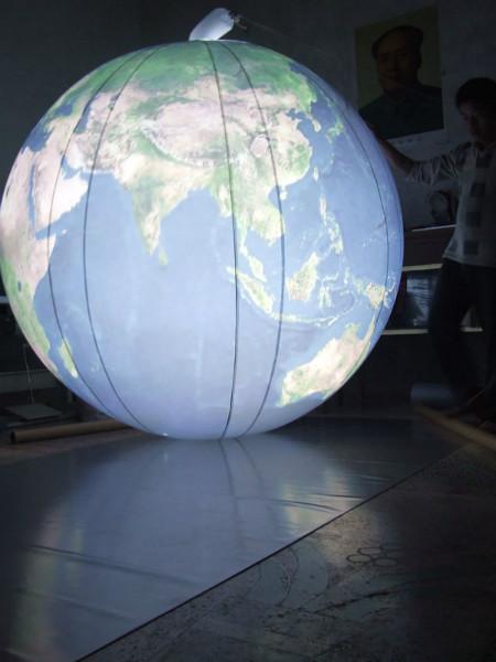 大型喷绘地球仪气球批发