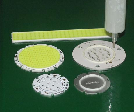 大功率LED单组份粘接围坝硅橡胶批发