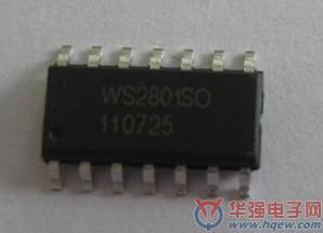 LED驱动IC点光源驱动芯片WS2801批发