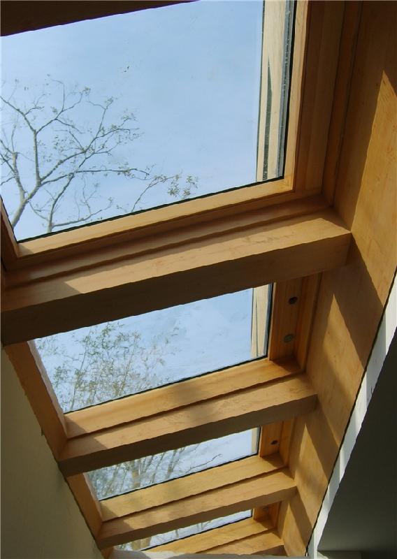 供应木窗铝木复合天窗实木天窗