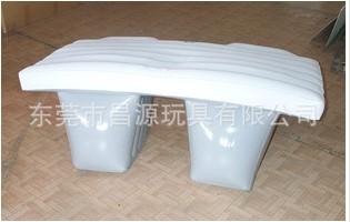 广东专业生产PVC充气长方凳子批发
