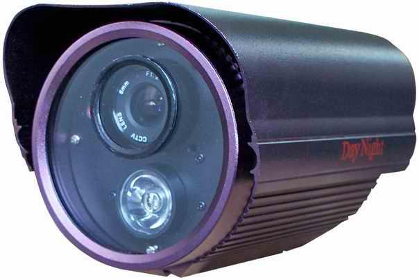供应CCD阵列式红外监控摄像头，30米，1颗灯