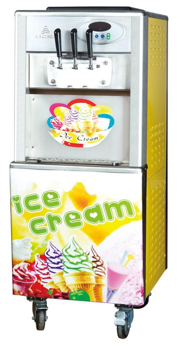 供应武汉冰淇淋机报价 彩红冰淇淋机厂家 三色冰淇淋机 果酱冰淇淋机