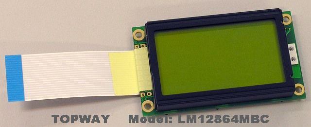 供应128x64点阵LCD液晶屏LM12864MBC