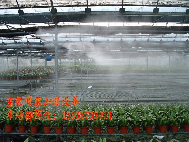 供应食用菌栽培蔬菜苗圃温室大棚喷雾加湿喷药防疫施肥微雾机