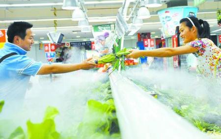 供应商场超市蔬菜水果专用喷雾加湿保鲜冷雾机