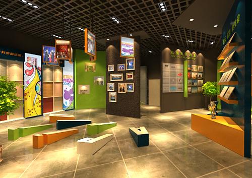 供应展厅设计厂区内部展厅设计效果图,展厅效果图制作