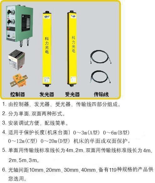科力光电保护器KS06A1620安全光幕批发