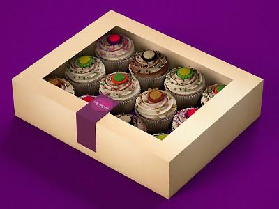 优雅手折糕点包装盒精致巧克力盒批发