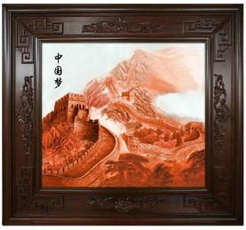 供应《中国梦》瓷板画