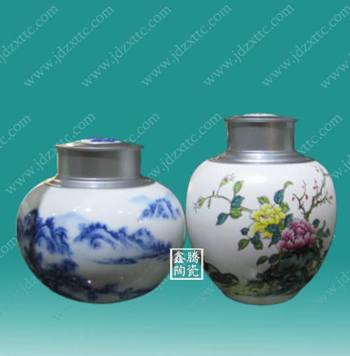 供应鑫腾陶瓷厂家直销陶瓷食品罐，规格齐全陶瓷茶叶罐