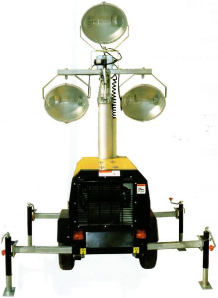 长沙供应气动升降拖车式照明车（1000W3）
