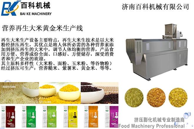 供应营养舒化米黄金米机械