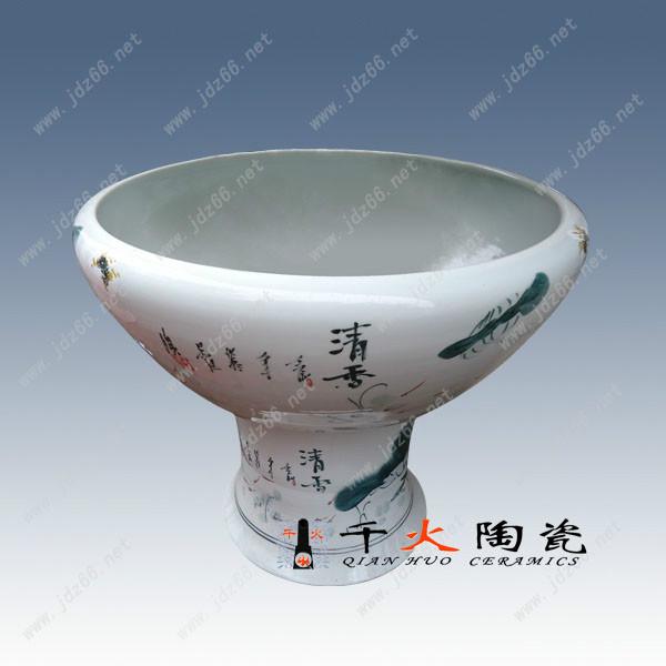 景德镇厂家供应园林摆件陶瓷大缸