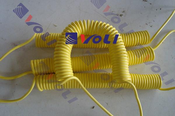 弹簧线TPU螺旋电缆供应用于汽车|机器|仪表的弹簧线TPU螺旋电缆厂家，弹簧型螺旋电缆线批发，弹簧电缆价格