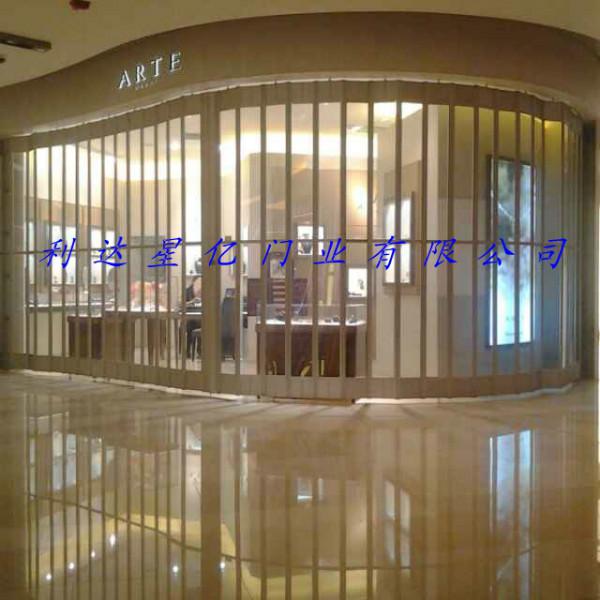 重庆市重水晶折叠门重庆水晶透明折叠门厂家