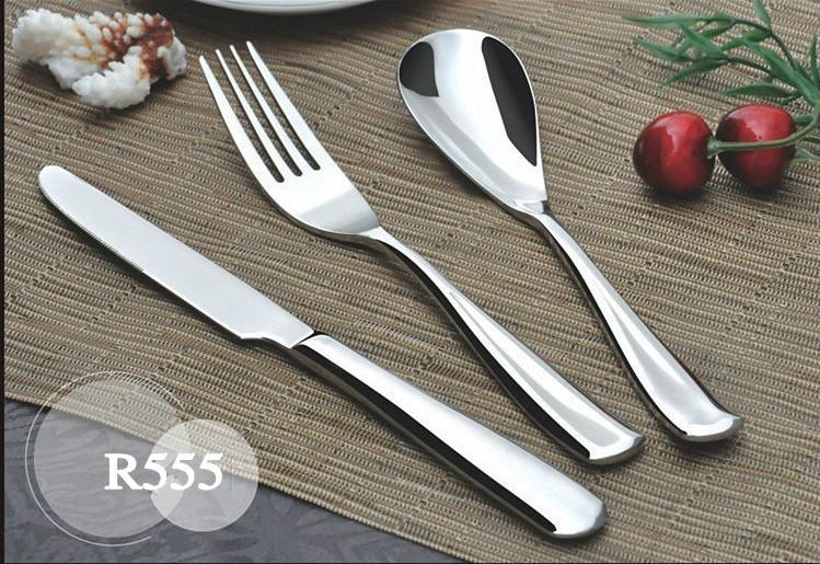 奥斯卡意大利西餐厅-斯佳乐紫罗兰系列不锈钢餐具刀叉勺 不锈钢刀叉厂家西餐餐具