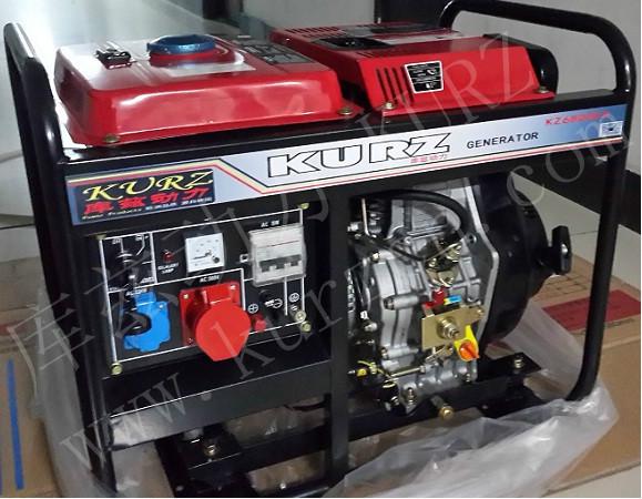 保定KZ6800E5KW电启动柴油发电机批发