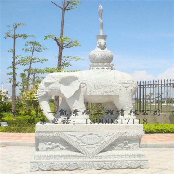 供应石雕大象-石材大象-花岗岩石雕大象生产厂家