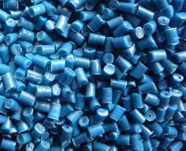 供应蓝色PP再生料 耐冲板材专用 PP再生颗粒全国发货图片