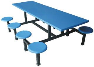 番禺玻璃钢桌椅，连体快餐桌椅批发，番禺学校家具